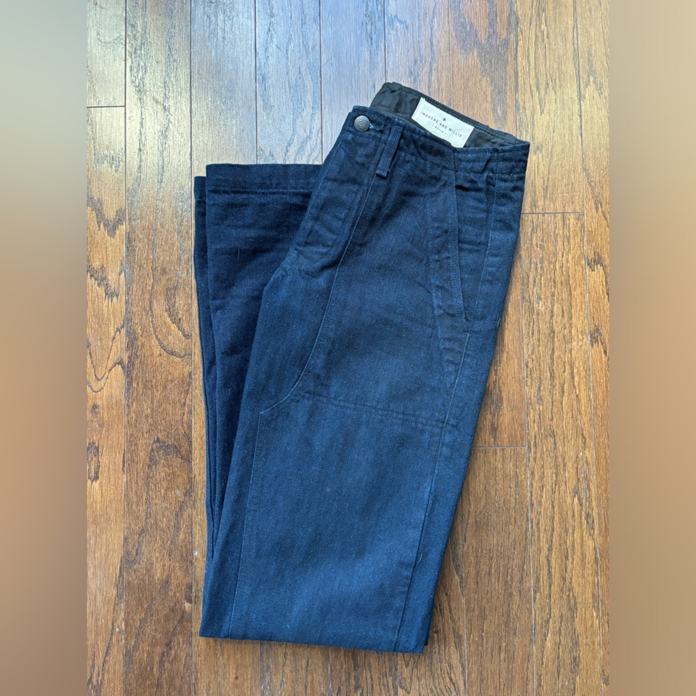 hencye workpant in black indigo